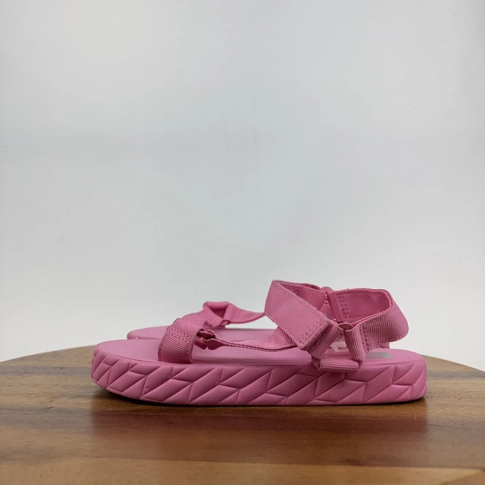 New Big Kids Dolce Vita Zaidey Strappy‎ Platform Pink Sandals Size 4 Y